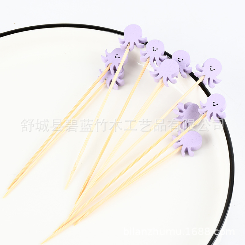 Fábrica de horquilla de fruta Wholesale   Pulpo púrpura fruta tijeras string