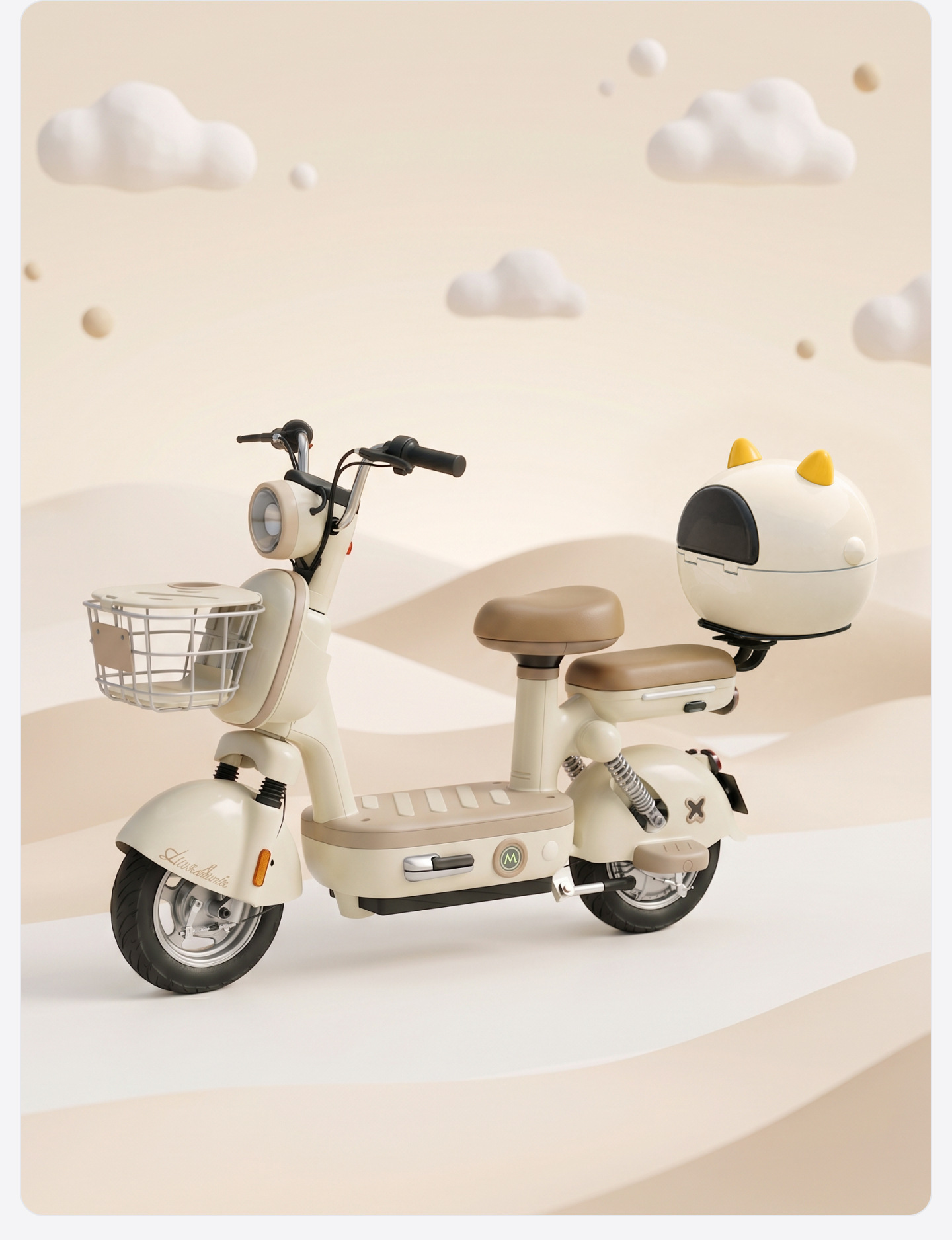 Electric vehicle trunk, universal for Yadi, Aima, and Tailin, large-capacity storage box with backrest for electric bikes