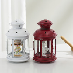 ins歐式簡約金屬燭台大號星星DIY燭台聖誕節生日禮物裝飾品擺件