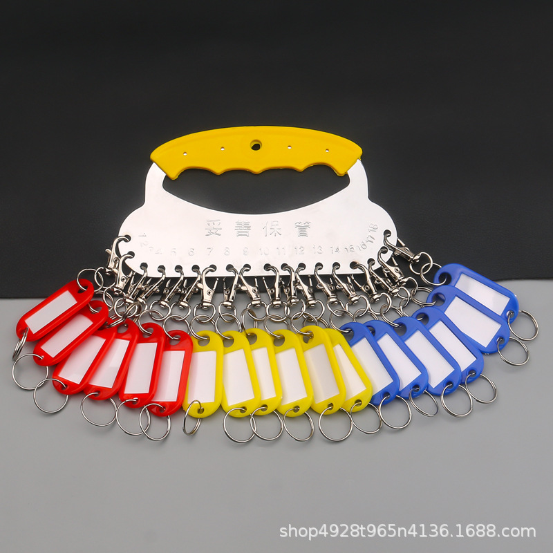 Placa de llaves de metal llave de almacenamiento de llaves de almacenamiento de clasificación de etiqueta de gestión llave de