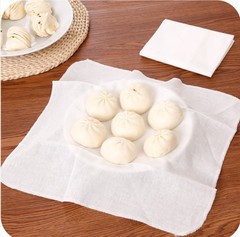 Kitchen supplies cotton gauze steamer cloth non-stick dumpling cloth steamer gauze breathable steamer cloth steamed bun and steamed bread mat