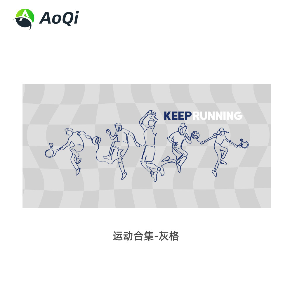 Toalla deportiva de secado rápido de microfibra de doble cara, toalla de yoga, gimnasio, natación o playa al por mayor