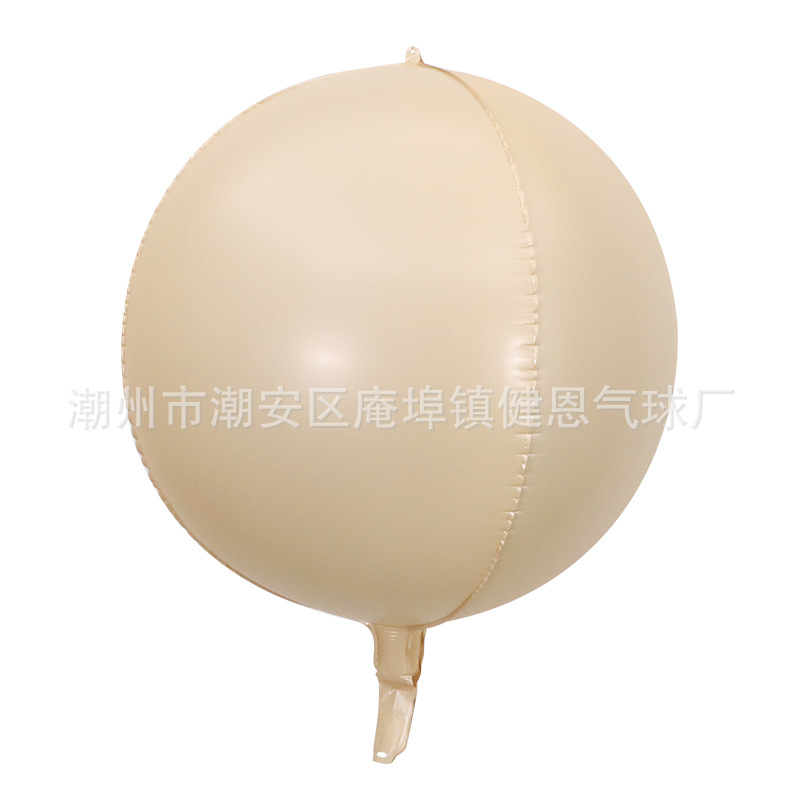 Globo aluminio redondo 4D grande