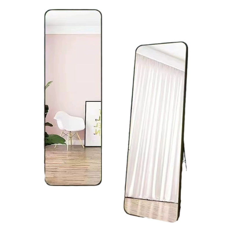 Супер прозрачное зеркало для всего тела, туалетное зеркало, домашнее студенческое общежитие, спальня, прямая трансляция, настенное напольное зеркало двойного назначения