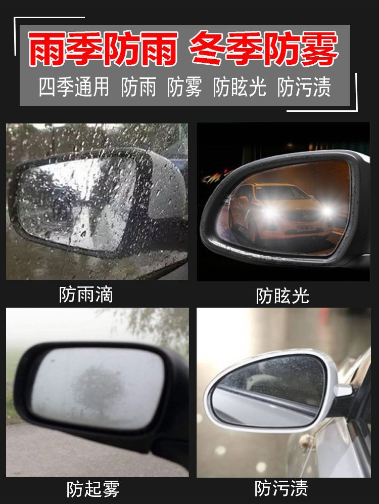 Mercedes-Benz New C- Class E-Class GLC300L/C260L/C200/E300/GLB Rearview Mirror Rain and Fog Film Accessories