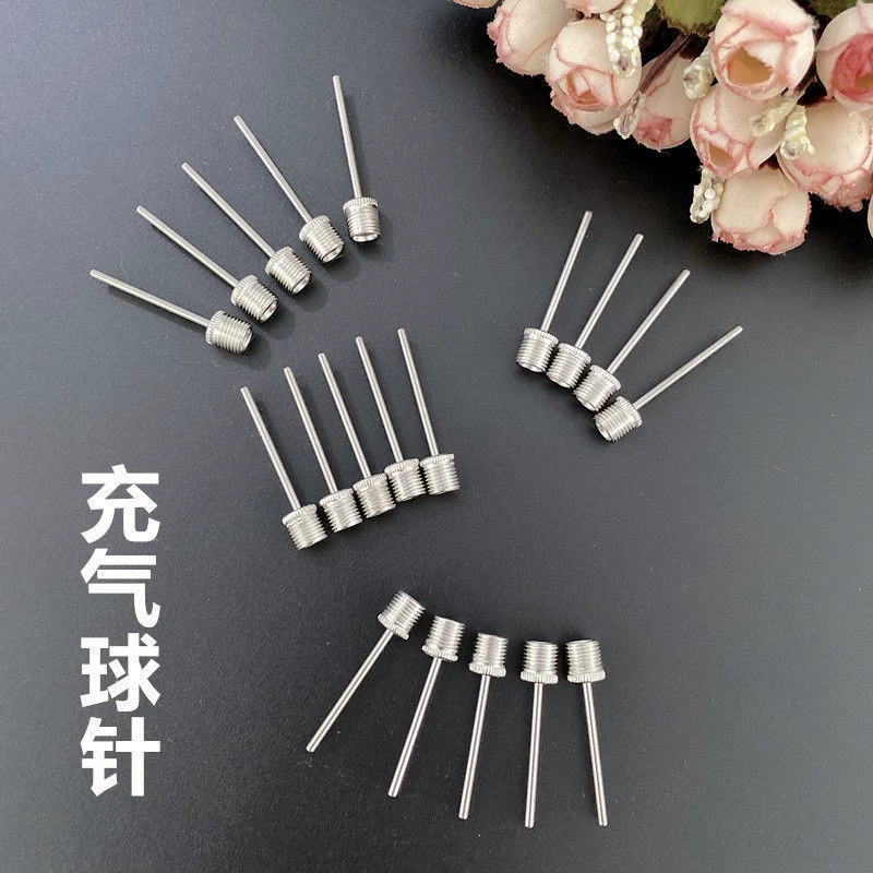 Универсальная надувная металлическая игла клапана надувной костюм комбинированный мяч для йоги баскетбольный насос аксессуары металлическая шариковая игла