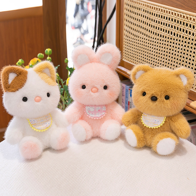 新しい漫画のウサギの公仔の猫のぬいぐるみの熊のぬいぐるみの音のコントロールの感応の揺れる人形の子供の日のプレゼント|undefined