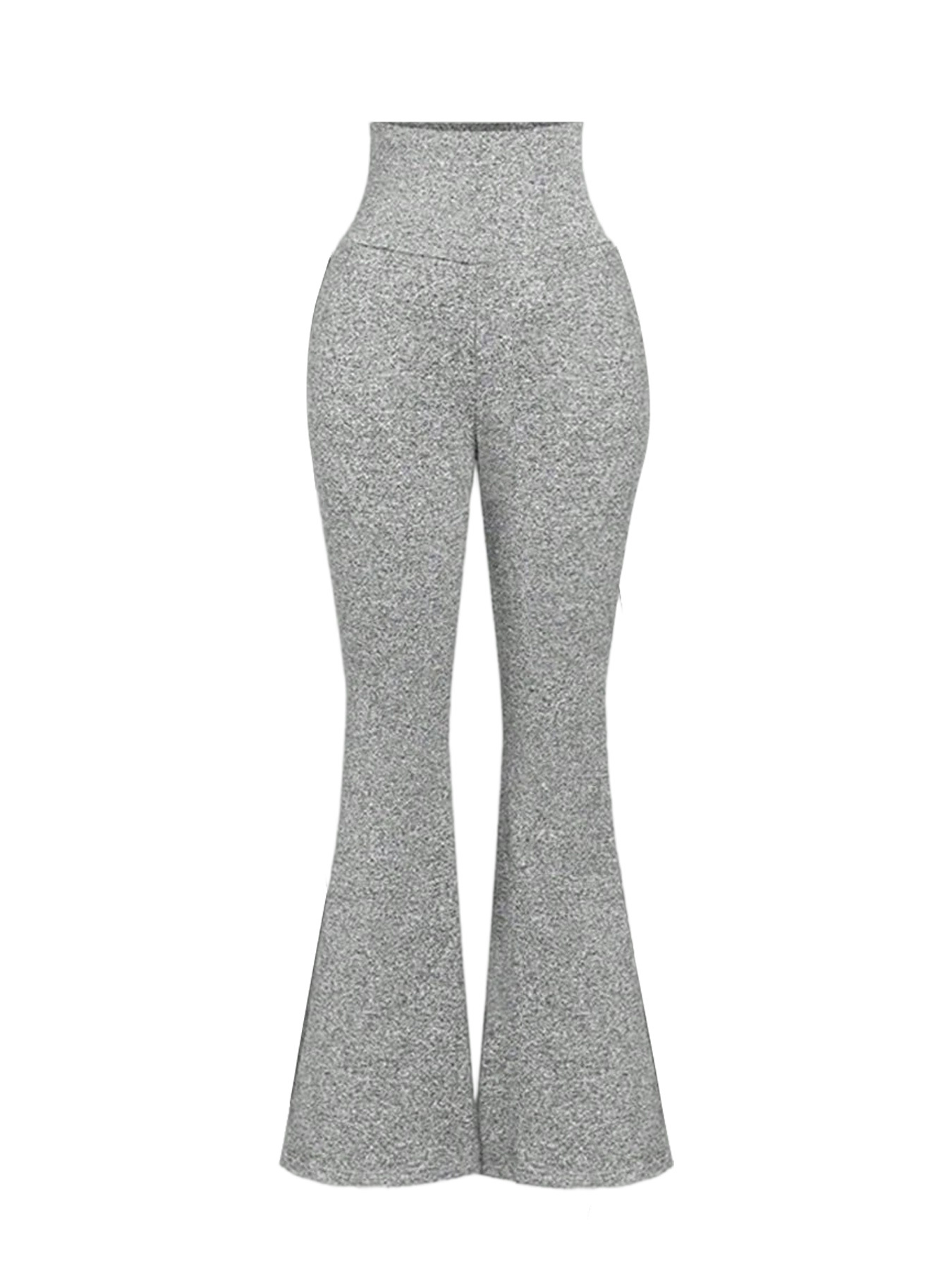 Women's Clothing High-Waisted Flared Pants Women's Spring/Summer Casual Sportswear Cropped Short-Sleeved Multi-Occasion Style_ecoleips.com