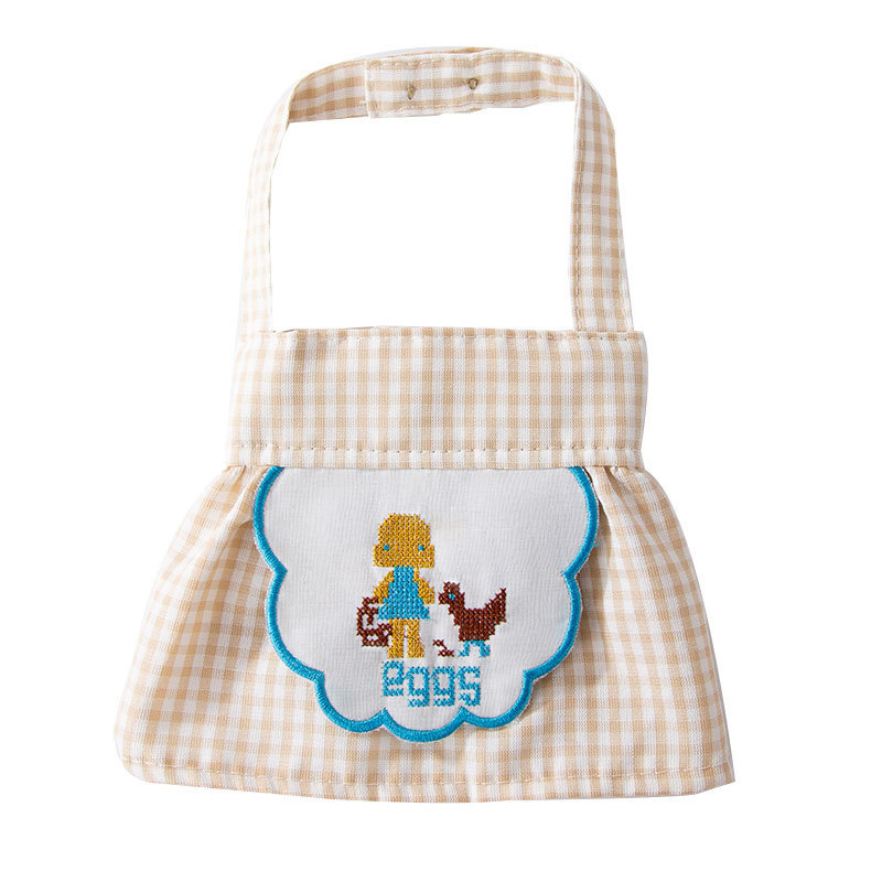 Vestido de perro de verano, tablero de ajedrez, bordado, falda de tirantes de gato, perro pequeño de tamaño mediano, ropa fina para mascotas al por mayor