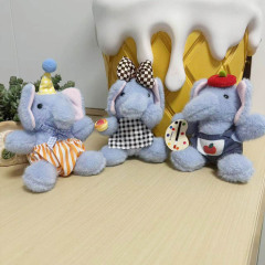 新しい漫画かわいい象ぬいぐるみペンダントカップルシミュレーション漫画キーホルダーグリッパー人形ペンダント人形
