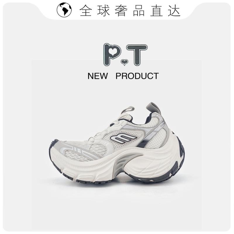 Putian Shoes Summer European Station Paris Torre Shoes Women's 10XL Elevated Platform Shoes Color-matching Casual Sports Men's Shoes
