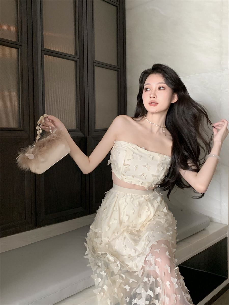 F6413 830K VÁY ĐẦM LIỀN THÂN NỮ SHETDT LƯỚI MỎNG CẢ BỘ 2 MÓN THỜI TRANG NỮ G03 SẢN PHẨM MỚI