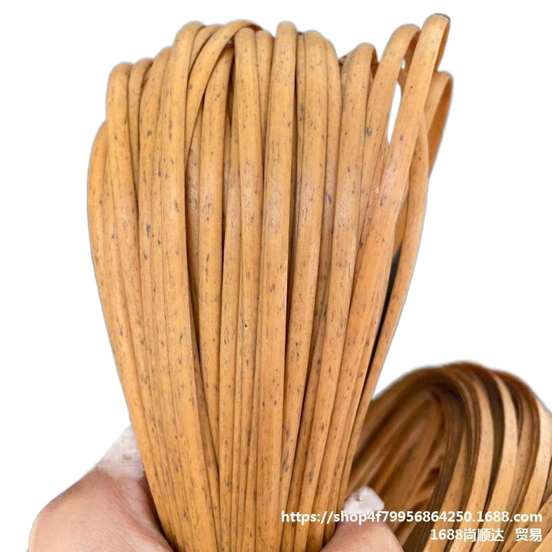 Imitación de ratán 5mm material de tejido de ratán plano hilo de ratán bolsa tejida de ratán de imitación bricolaje sellado de ratán de plástico hecho a mano