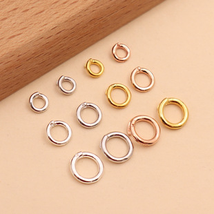 S925���y����_��ȦȦ���]��ȦDIY�ֹ��Ʒ�B��Ȧ������B�ӭh