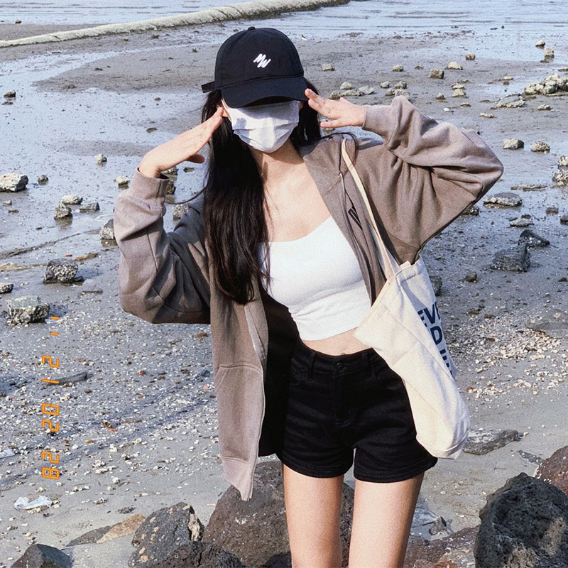 Gorra de béisbol negra para mujer 2025 nuevo ala ancha, cara grande, cara pequeña, circunferencia de la cabeza grande, aumento y profundización, gorra de pico suave