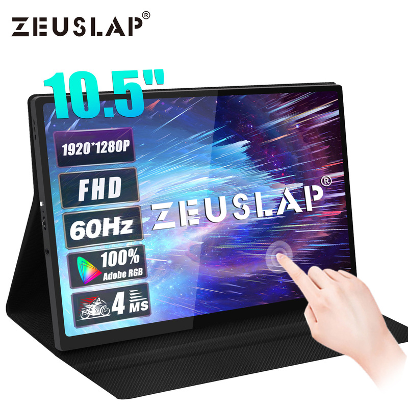 ZEUSLAP Zeus 10.5 inch Z10T Ultra Thin Computer Display type-c One Line Portable PS4 Screen ZEUSLAP Zeus 10.5 inch Z10T Ultra Thin Computer Display type-c One Line Portable PS4 Screen
