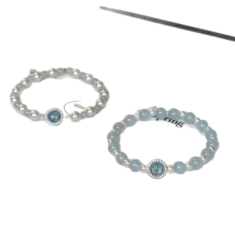 Браслет из жемчага дизайнерский Sapphire бренд, стиль легкой роскоши, качественный стиль, подарок на день рождения