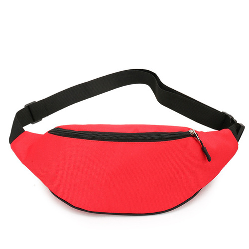 Cross-border best-selling multi-functional running waist bag for men and women, new single-compartment waist bag, wear-resistant and large capacity fitness waist bag