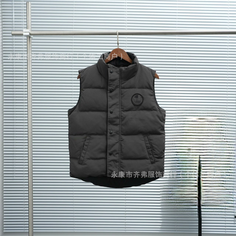 秋冬新款08款大䳘羽绒服马甲立领无袖坎肩情侣款外套男女派克外套|undefined