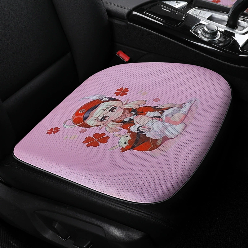 Мультяшный летний сотовый гель автомобильная подушка ледяной шелк прохладный коврик офисное кресло мягкое сиденье диван ледяной коврик съемный