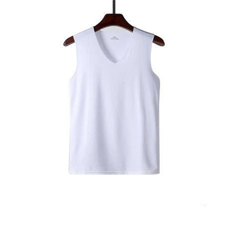 De una pieza de entrega chaleco sin costuras ropa deportiva de verano para hombres camiseta de seda de hielo sin mangas ropa del sudeste asiático chaleco juvenil