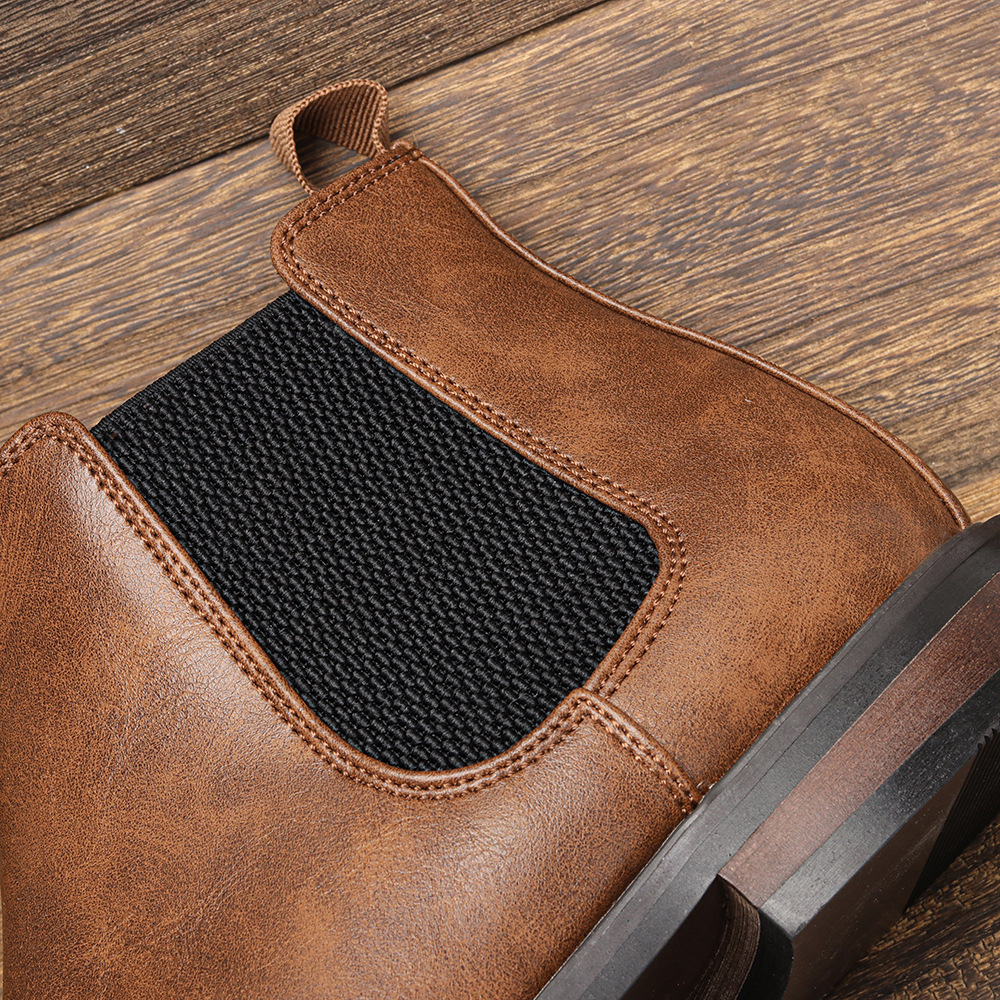 Herren Britische Herrenschuhe Polnische Farbe Mode Retro Herren Übergröße Stiefeletten Stiefeletten_voghion.com