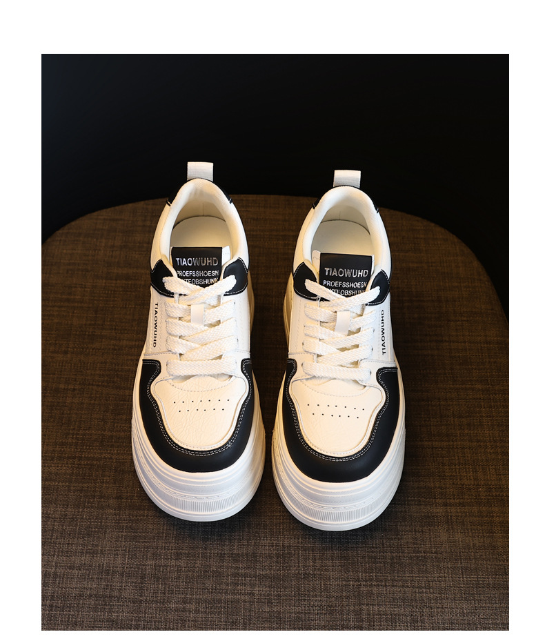 Giày sneaker nữ chunky đế dày tăng chiều cao 8 cm, phong cách trẻ trung — màu be chi tiết 19