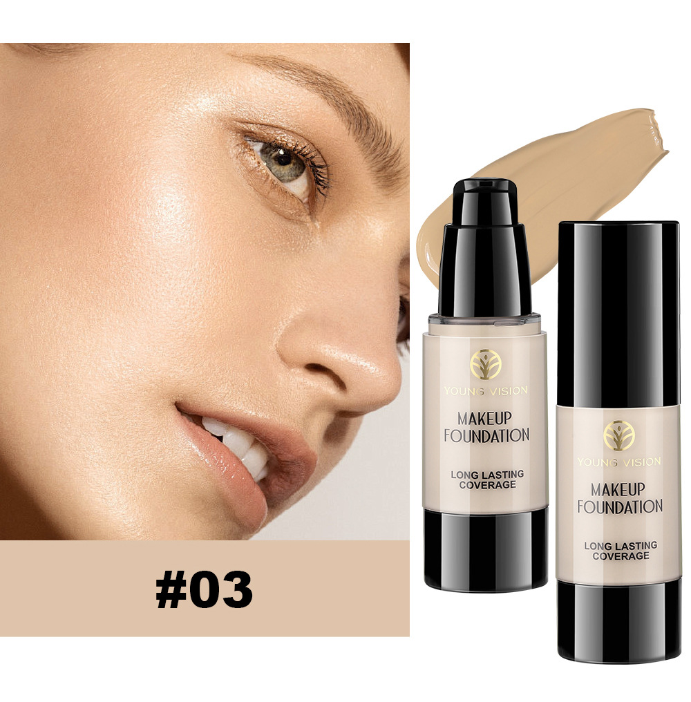 YOUNG VISION Press Foundation Matte, non-smudge, contouring and facial modifying Foundation undefined