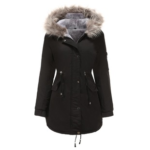 Cross-border European Code Parka Cotton-padded D339PLUS