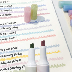 Jiwushe highlighter ins style mood diary full set of quick-drying multi-color learning key mark hand account color pen