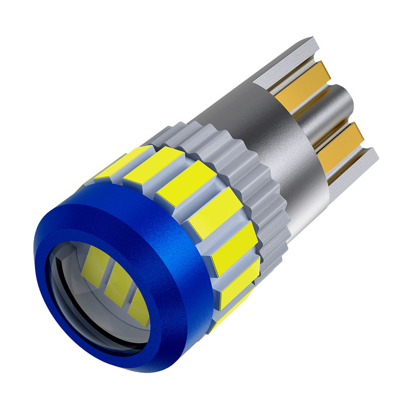 新款汽车t10led示宽灯仪表灯18SMD 4014汽车牌照灯恒流解码转向灯|undefined
