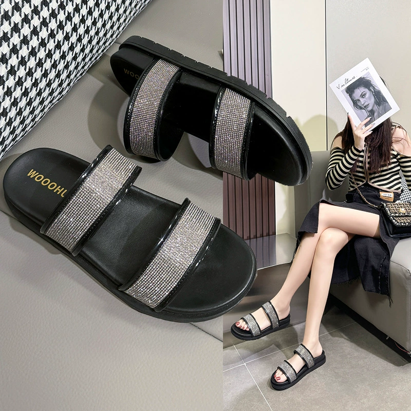 Сандалии женские носить британские пляжные туфли летом