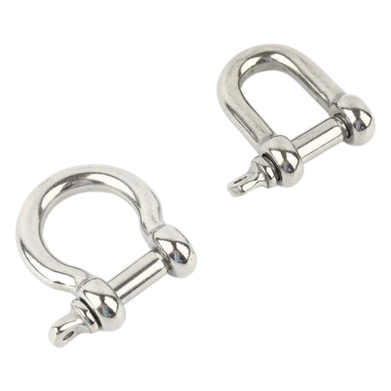 Скоба из нержавеющей стали 304 D-образная дужка носовая дужка U-образная стальная Пряжка такелаж звено цепи Подкова Пряжка дугообразная пряжка