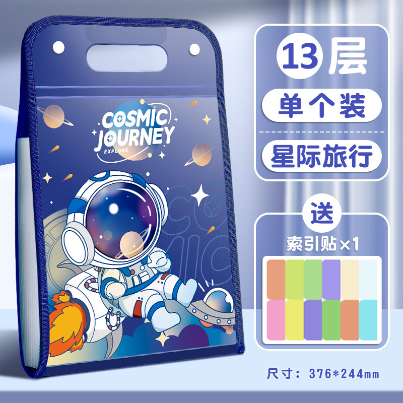 Bolsa de rollo de prueba de carpeta portátil A4 bolsa de órgano de mano de gran capacidad de múltiples capas para estudiantes de escuela primaria bolsa de almacenamiento de rollo