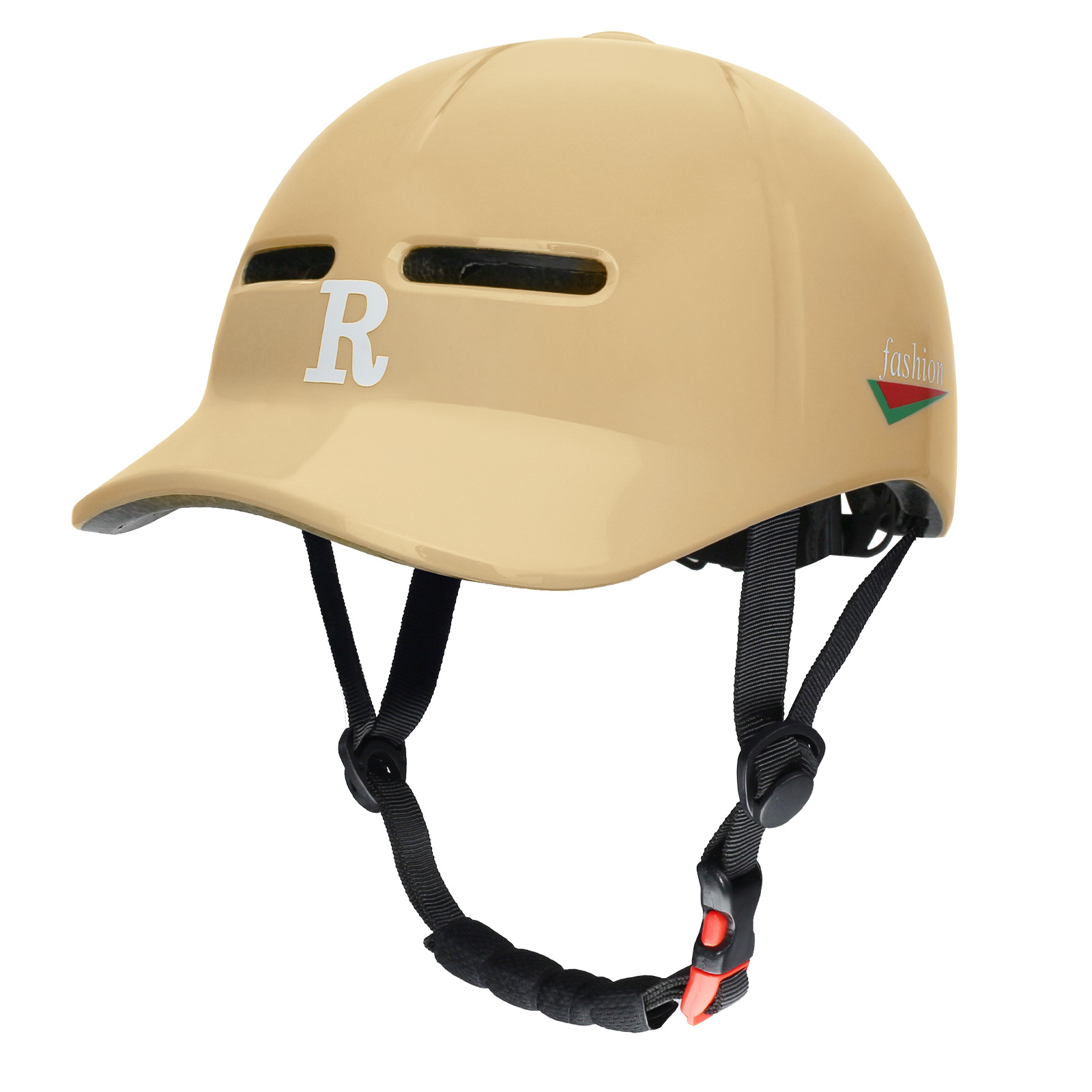 Gorro de pico de pato moldeado de una pieza para ciclismo, desplazamientos, casco para scooter eléctrico para todas las estaciones, patineta, patinaje sobre ruedas, béisbol