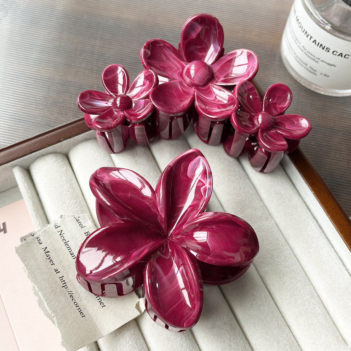 Flores de gran tamaño atrapar pinzas de pescado dulces coreanos pinzas de cabello coreanos de alta calidad delicados lindos clips joyas