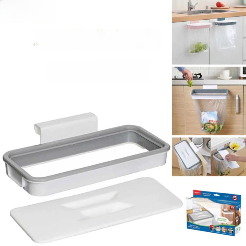 Wall-mounted trash holder kitchen trash bin Attach-A-Trash kitchen trash rack under cabinet trash bin