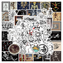 62张欧美古希腊马赛克画布贴纸笔记本电脑手账本手机壳跨境贴画