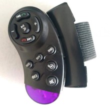 通用型车载双锭MP5方向盘遥控器 车载DVD多功能方控摇控器