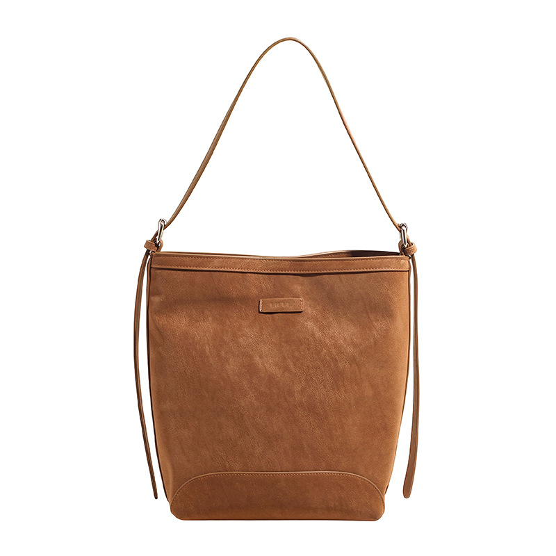 2025 nuevo bolso de brazo de viaje universal bolso de viaje de viaje de mujer simple retro mochila de hombro bolso de cubo