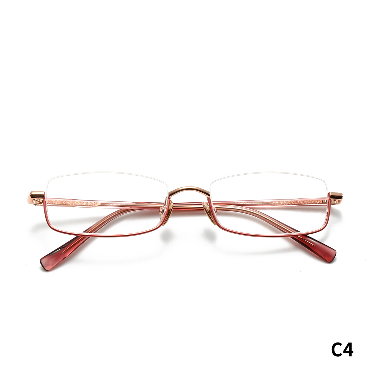 STUDIOMUKU gafas de madera cool marco de gafas de mujer cómodo medio marco de gafas retrógrado marco de gafas de hombre