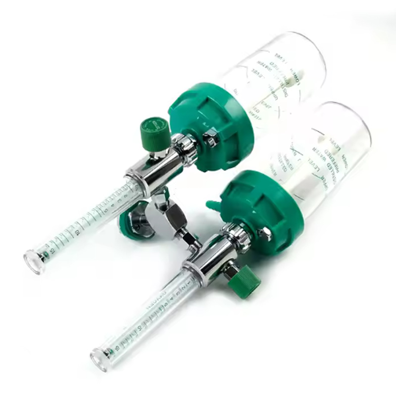 Twin Wall-mount Flowmeter Medical Oxygen Flowmeter双流量计
