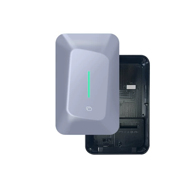 Wall-Mounted New Energy Ac – Elektrikli avtomobil şarj cihazları - hx-blue-gray-shell-full-set-of-accessories