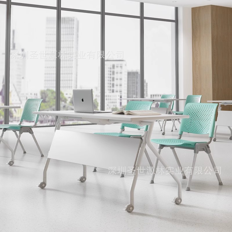 Fábrica directa de sala de reuniones de capacitación silla de recepción silla de respaldo silla de plástico simple ocio image 5