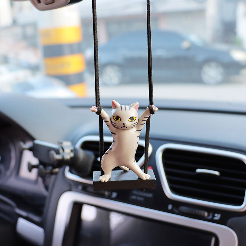 Twisted Waist Cat Car Pendant Car Interior Decoration Supplies Car Pendant Pendant Car Charms Car Supplies Batch