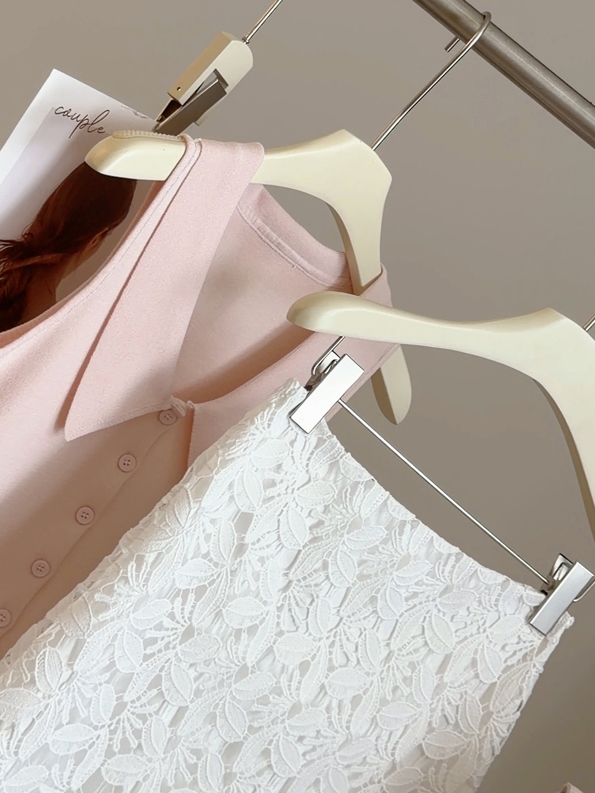Women's Lace Embroidered Hollow out Midi Skirt High Waist Slimming Sexy A-Line Bodycon for Summer Versatile Fashionable Bottoms_ecoleips.com