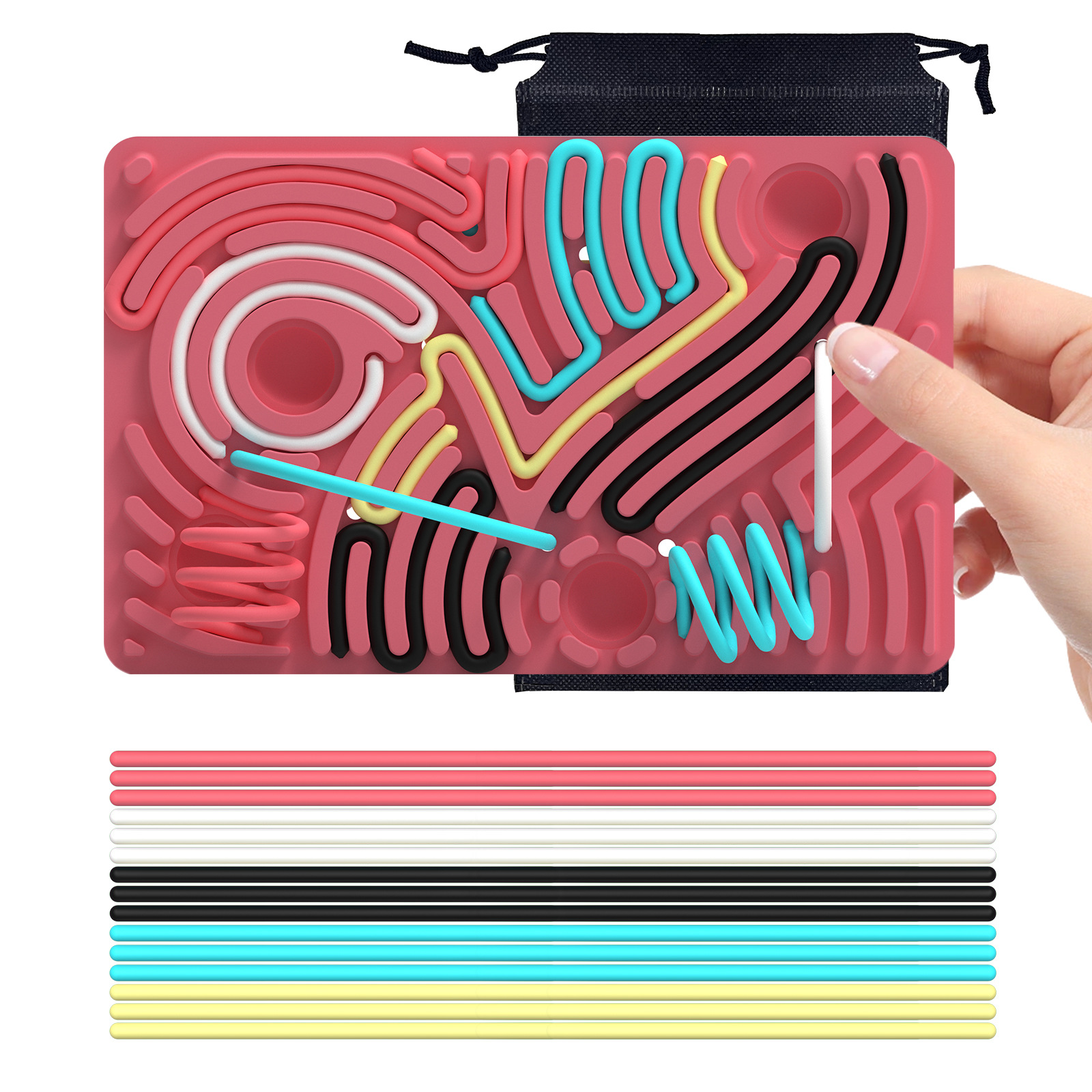 Transfronteriza venta caliente Sensory Activity Board silicona sentido roedores pionero placa de descompresión de presión suave