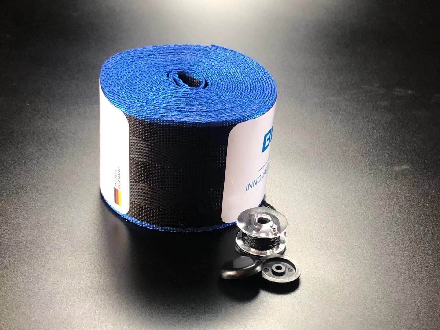 Safety line GB black blue edge