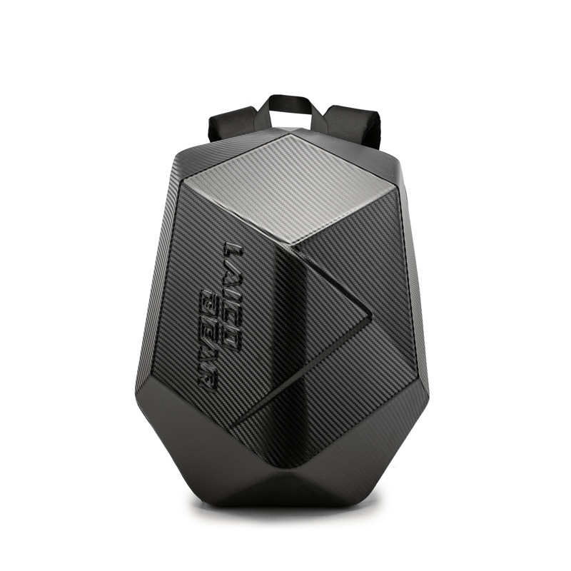 Big backpack, waterproof equipment for cycling, half helmet carbon fibre, worn on the shoulder 5