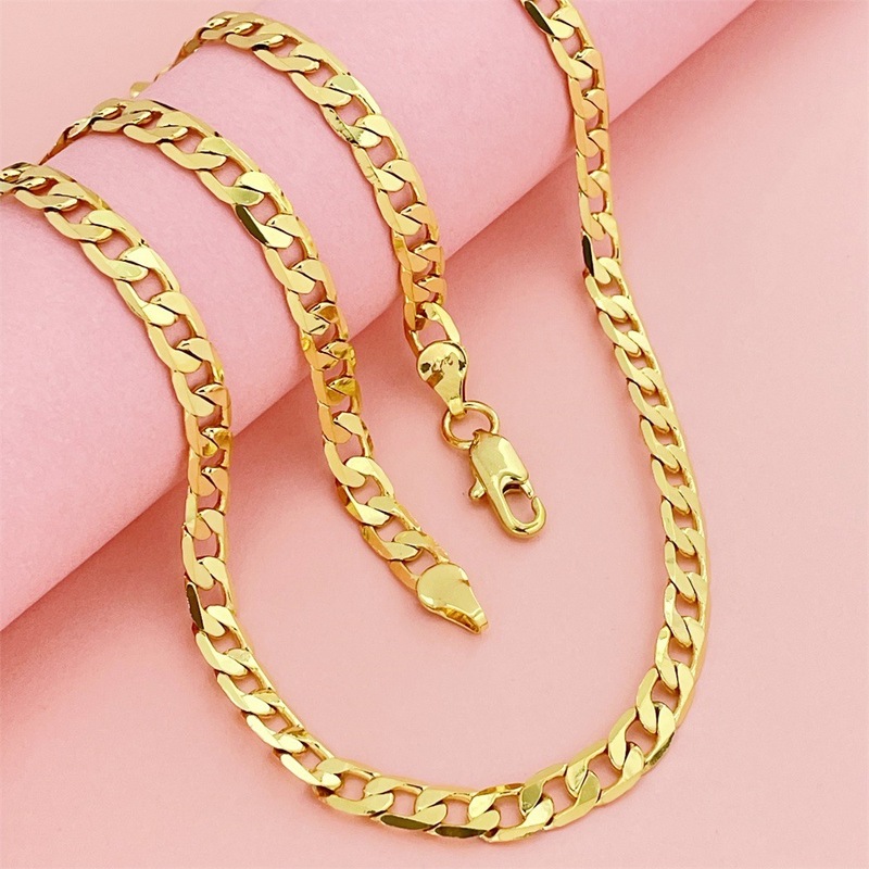 銅金メッキ真空メッキ24k金6mm 1対1男女共通幾何学欧米の熱売|undefined